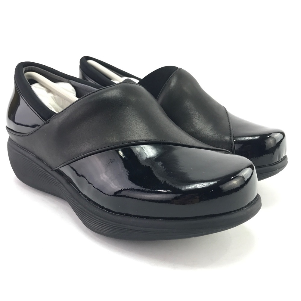 Grey's Anatomy SoftWalk Maggie Black Clogs Size 6